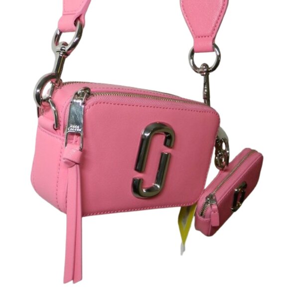 Marc Jacobs $395 The Utility Snapshot Camera Bag Petal Pink NWT! - Picture 7 of 9